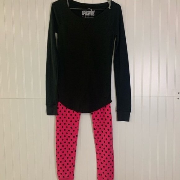 I ONLY SLEEP IN PINK 2 Piece Pajama Set Size Small - Picture 1 of 15